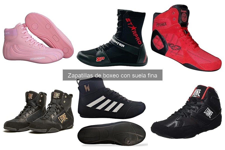 Zapatillas de boxeo con suela fina vs. gruesa: ¿cuál elegir?