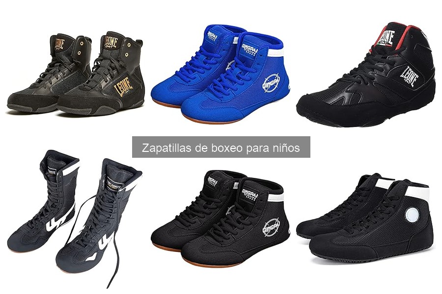 Zapatillas de boxeo para niños: características esenciales