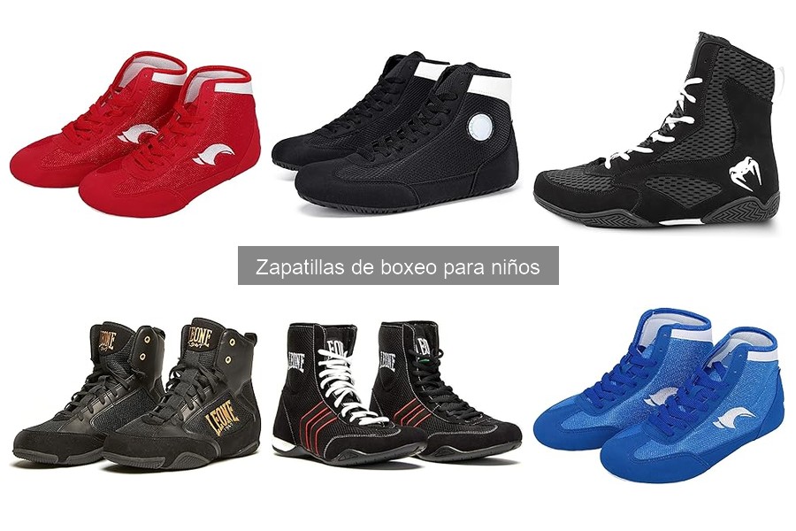 Zapatillas de boxeo para niños vs. zapatillas de entrenamiento